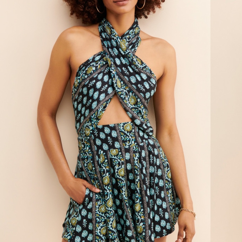 Free people tie romper